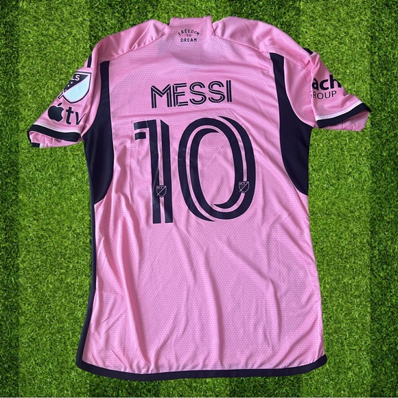 adidas Other - NEW Player Version Inter Miami Leo Messi #10 Jersey 24/25 Home Pink